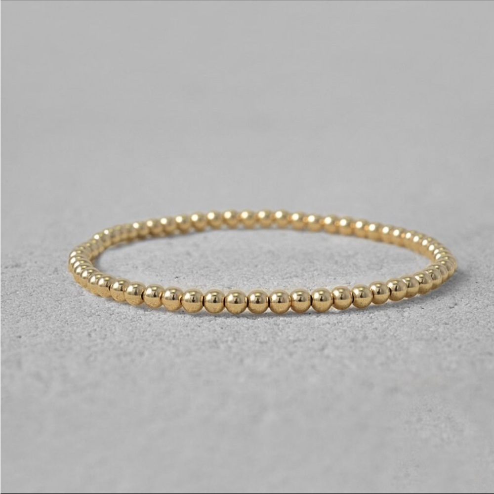 3mm 14K gold filled bracelet